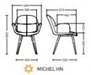 Купити стілець MICHEL HN | Новий Стиль