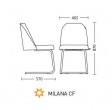 Обеденный стул MILANA CF | Новый Стиль |
